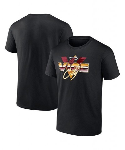 Men's Branded Black Miami Heat Vice City Hometown Collection T-shirt $14.08 T-Shirts