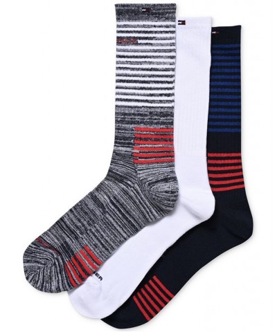 Men's 3-Pk. Striped Athletic Crew Socks Multi $10.71 Socks