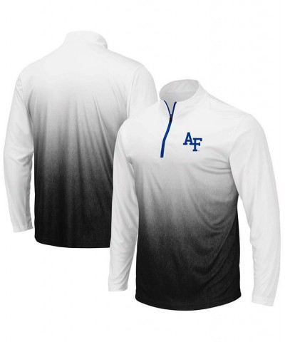 Men's Gray Air Force Falcons Magic Team Logo Quarter-Zip Jacket $22.35 Jackets