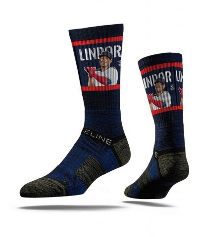 Men's Francisco Lindor Cleveland Indians Premium Player Crew Socks $15.59 Socks