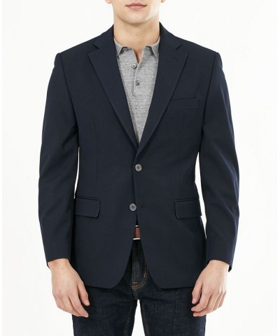 Men's Modern-Fit Stretch Solid Blazer Blue $36.00 Blazers