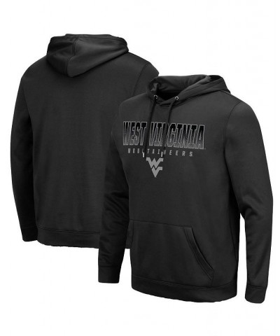 Men's Black West Virginia Mountaineers Blackout 3.0 Pullover Hoodie $26.00 Sweatshirt