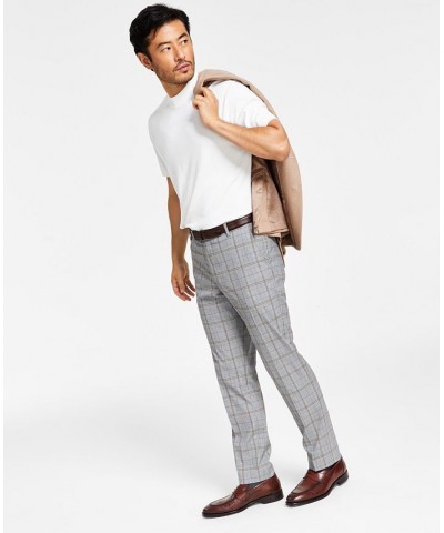 Men's Modern-Fit TH Flex Stretch Patterned Performance Pants PD02 $20.64 Pants