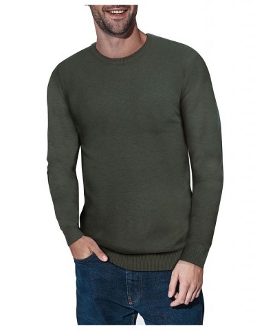 Men's Basic Crewneck Pullover Midweight Sweater PD06 $23.39 Sweaters