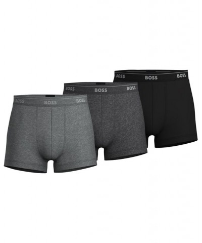 Men's 3-Pk. Classic Trunks Gray $31.20 Underwear