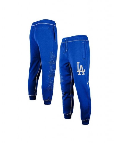 Men's Royal Los Angeles Dodgers Team Split Jogger Pants $50.99 Pants