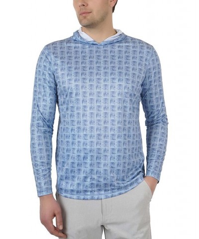 Men's Wayfinder Sun Protection Hoodie Blue $23.50 Sweatshirt