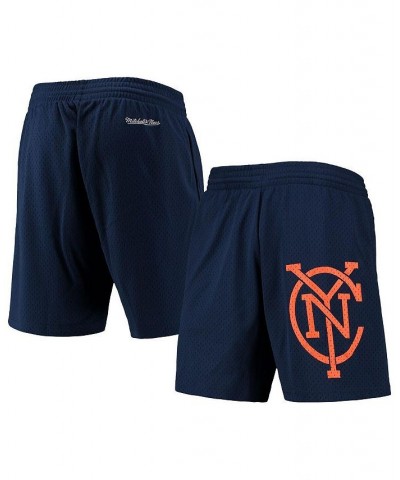 Men's Navy New York City FC Monogram Shorts $37.80 Shorts