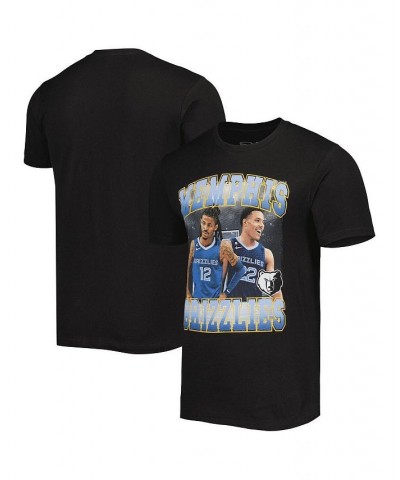 Men's and Women's Ja Morant & Desmond Bane Black Memphis Grizzlies Player Duo T-shirt $25.99 Tops