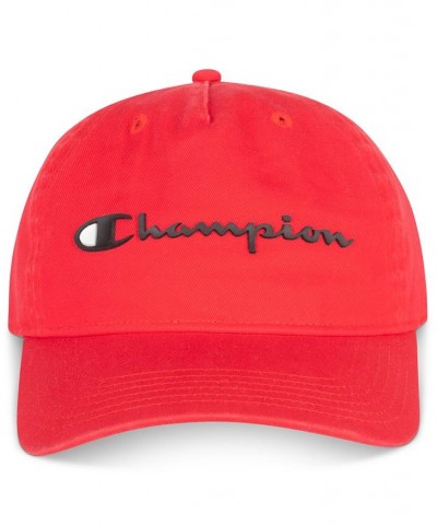 Men's Logo Hat Red $10.87 Hats