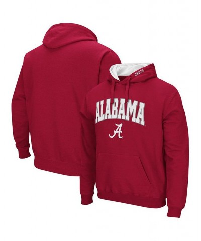 Men's Crimson Alabama Crimson Tide Arch Logo 3.0 Pullover Hoodie $28.20 Sweatshirt