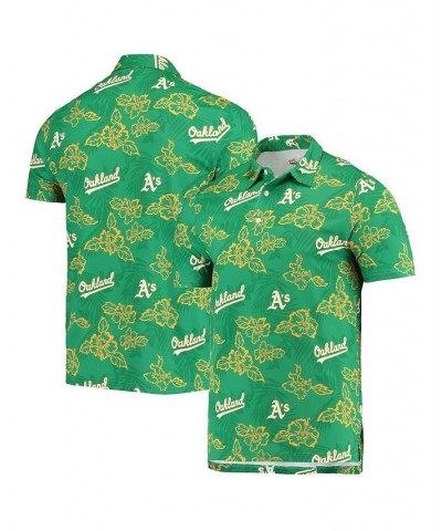 Men's Green Oakland Athletics Performance Polo Shirt $42.00 Polo Shirts