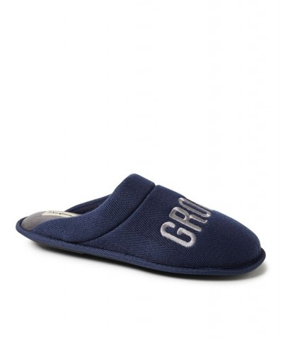 Men's Tanner Groom Scuff Slippers Blue $29.00 Shoes