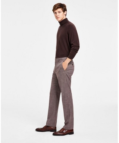 Men's Modern-Fit TH Flex Stretch Patterned Performance Pants PD03 $20.64 Pants