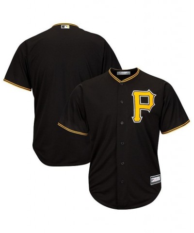 Men's Black Pittsburgh Pirates Big and Tall Replica Team Jersey $35.97 Jersey