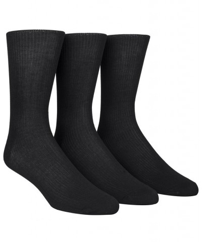Dress Men's Socks, Non Binding 3 Pack Black $10.39 Socks