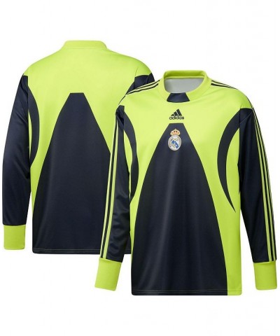 Men's Navy Real Madrid Authentic Football Icon Goalkeeper Jersey $38.40 Jersey