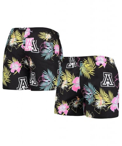 Men's Black Arizona Wildcats Neon Floral Swim Trunks $35.39 Swimsuits